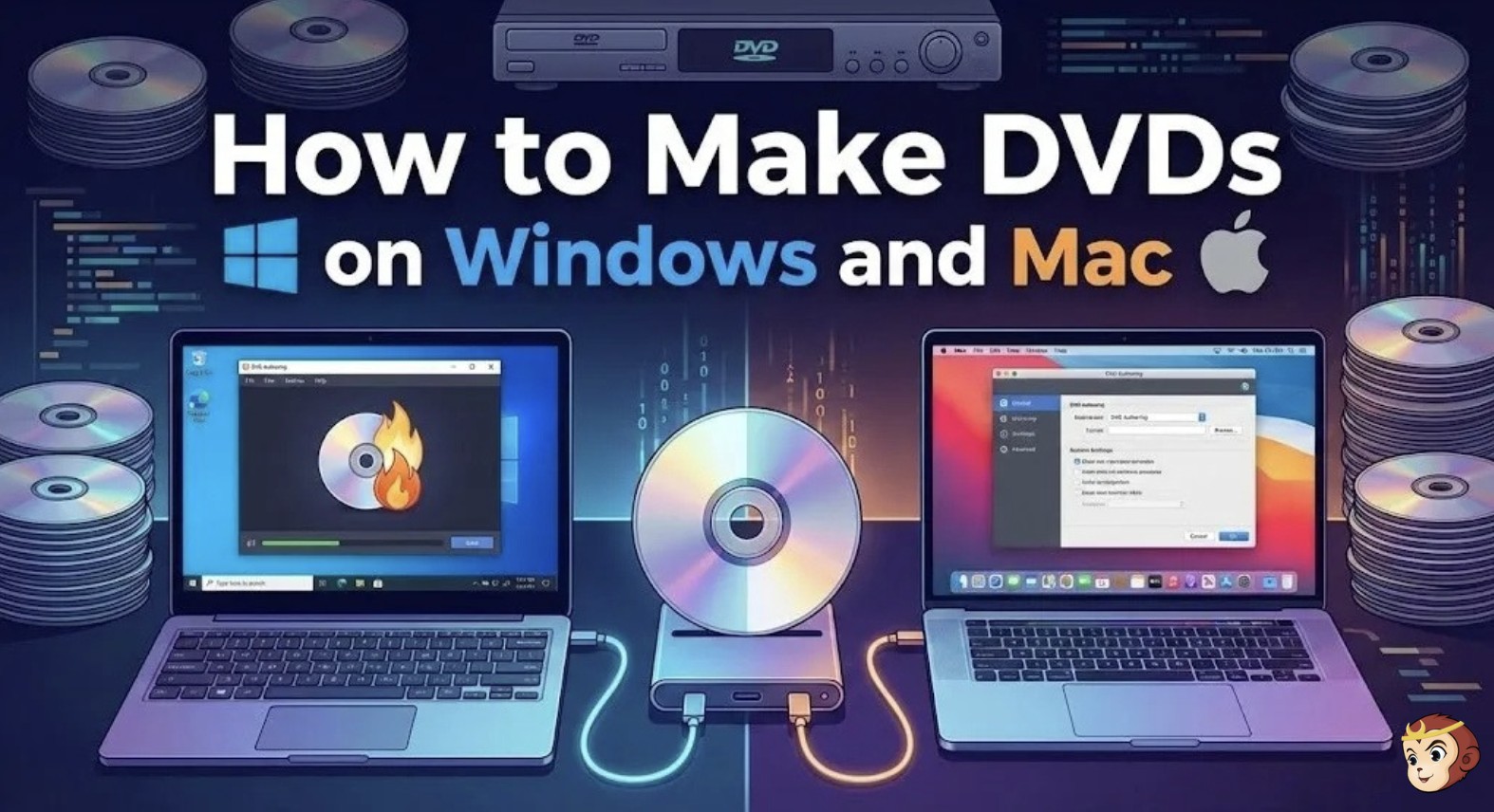 How to Make DVDs on Mac and Windows with Easy Steps?