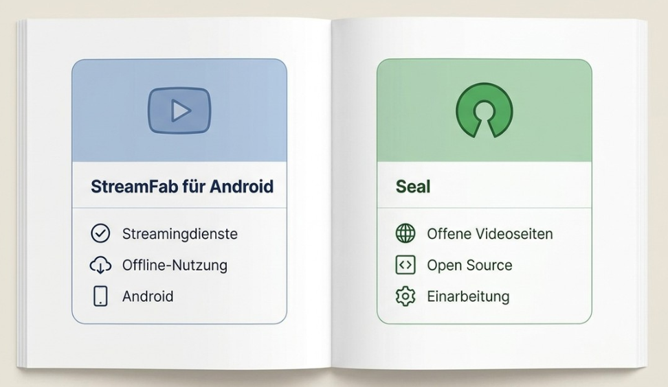 Seal vs. StreamFab for Android