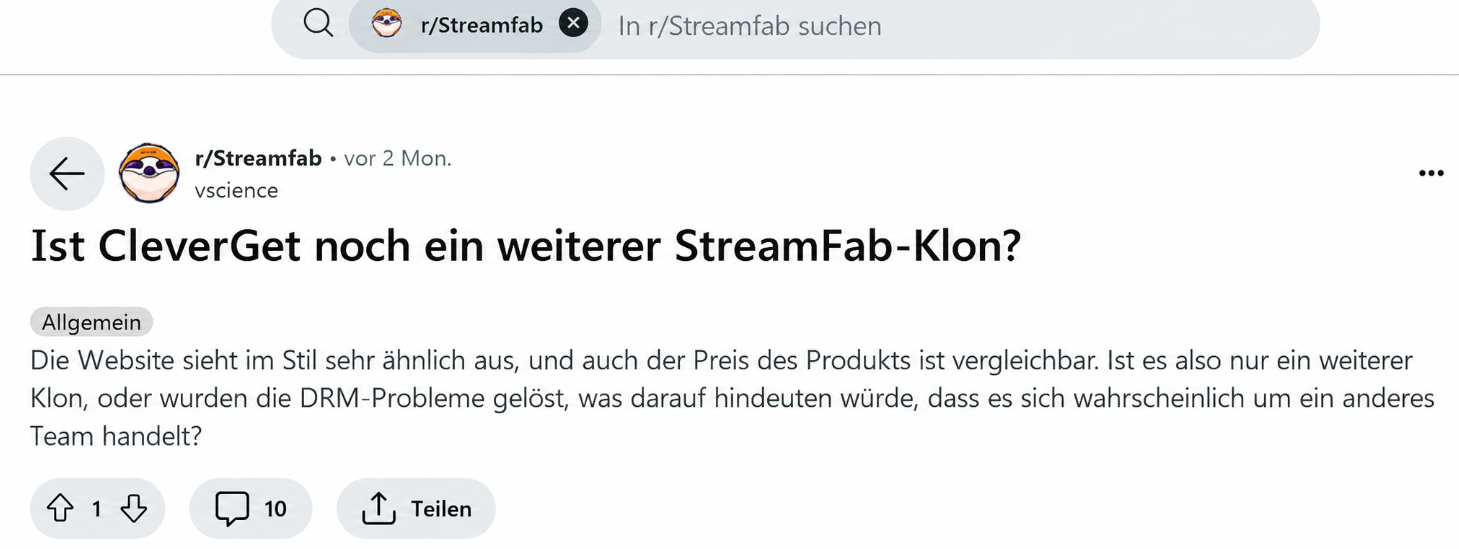 CleverGet und StreamFab als eigenständige Streaming Video Downloader