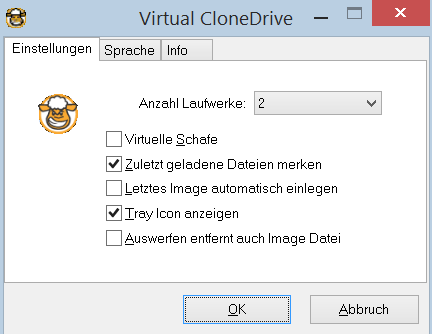 Virtual CloneDrive mountet ISO-Abbilder im Windows Explorer