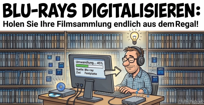 Blu-rays digitalisieren: 3 Methoden für MP4 und MKV