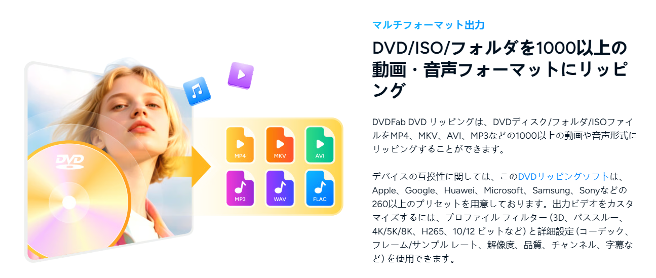 DVDFab DVD リッピング