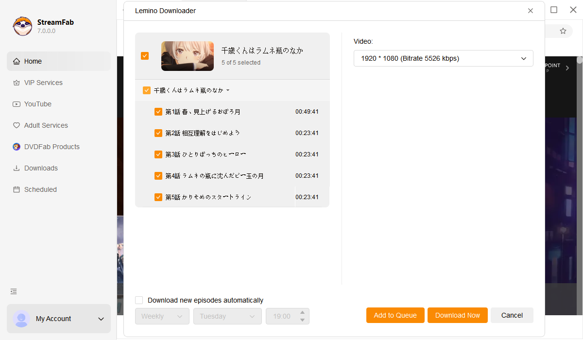 lire des vidéos dtv