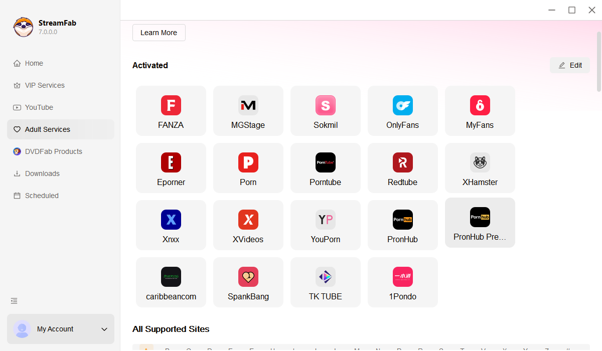 launch MGStage downloader