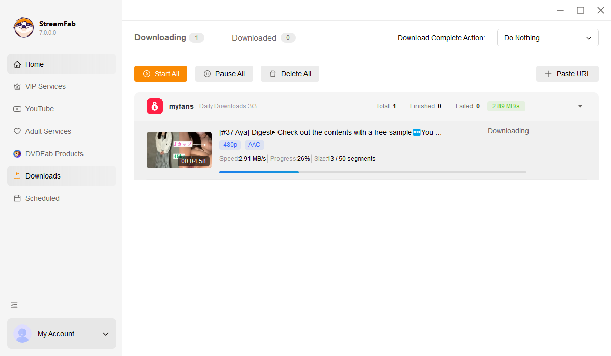 myfans video downloader, comment télécharger une vidéo myfans