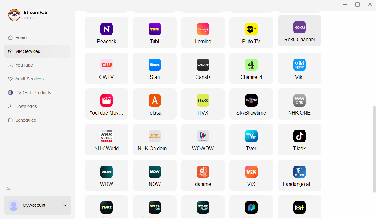 launch NHK One downloader
