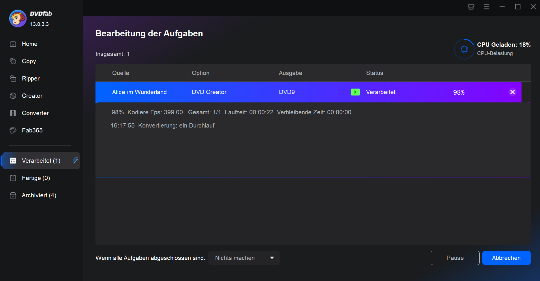 Beginnen Sie mit dem Brennen von MKV auf DVD