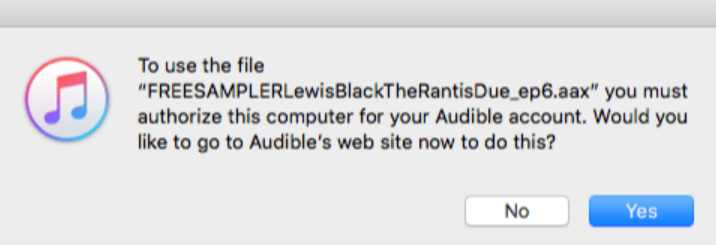 how to listen to audible on mac in itunes