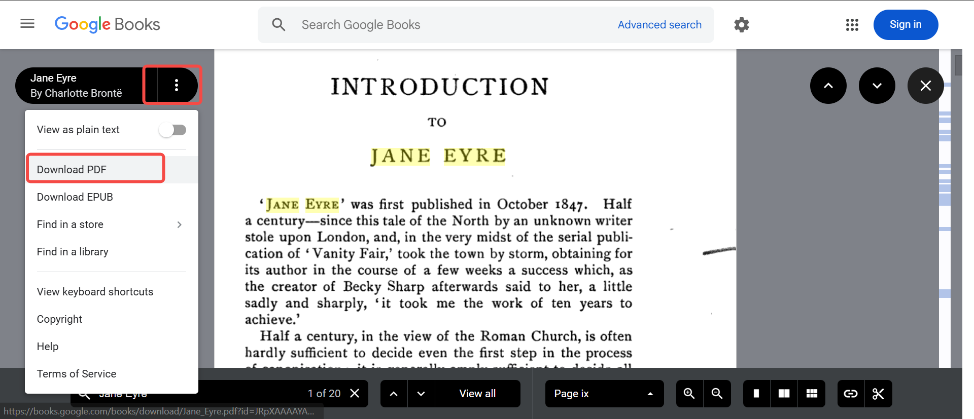 how to download google books as pdf 