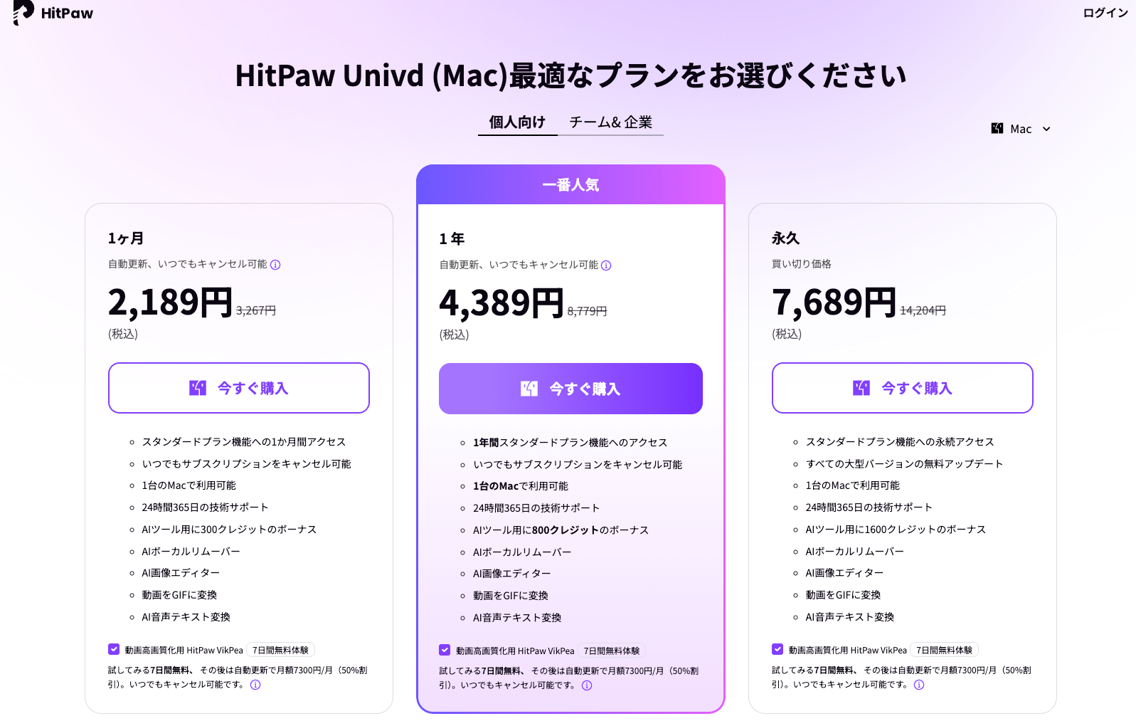 個人版