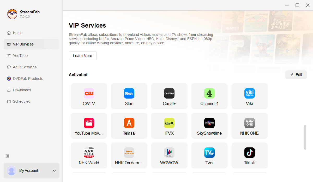 démarrer stan downloader
