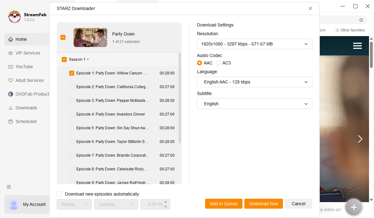 Comment télécharger des vidéos sur STARZ