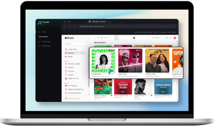 MusicFab starten und Ihr Apple Music-Konto eingeben.