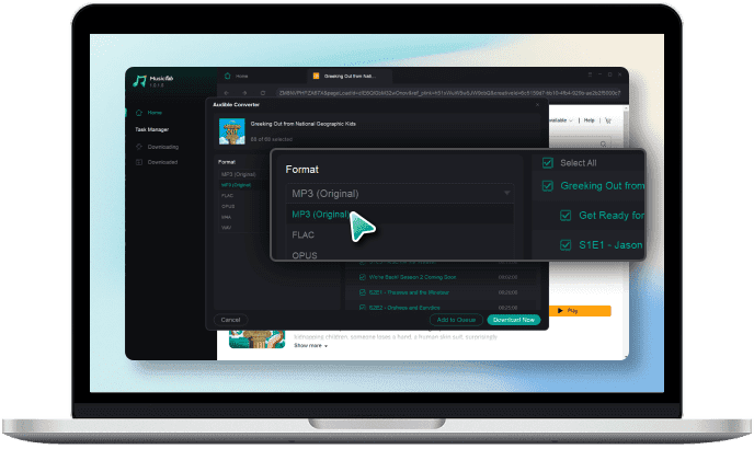 Locate Your Audio Track on Audible