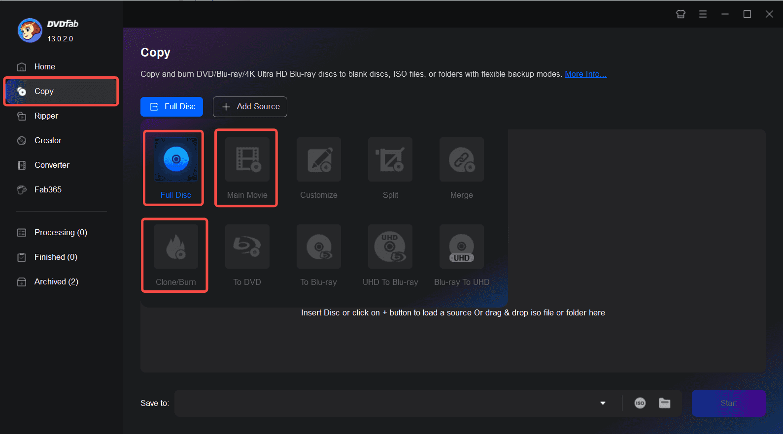 dvdfab blu-ray recorder copy 教學2