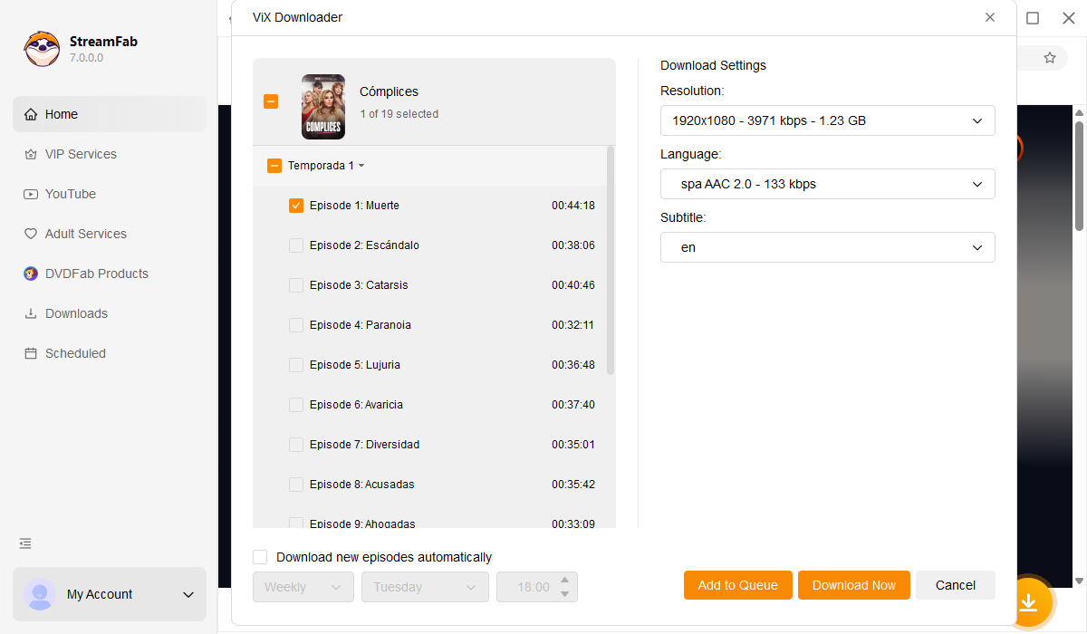 comment utiliser streamfab vix downloader
