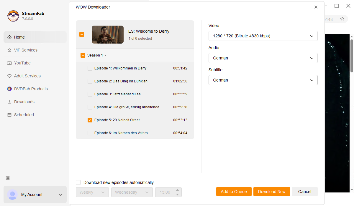 jouer des vidéos de wow