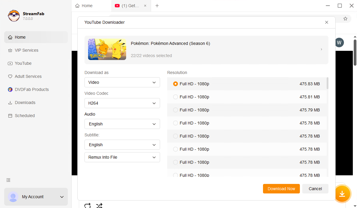 how to download youtube video with streamfab