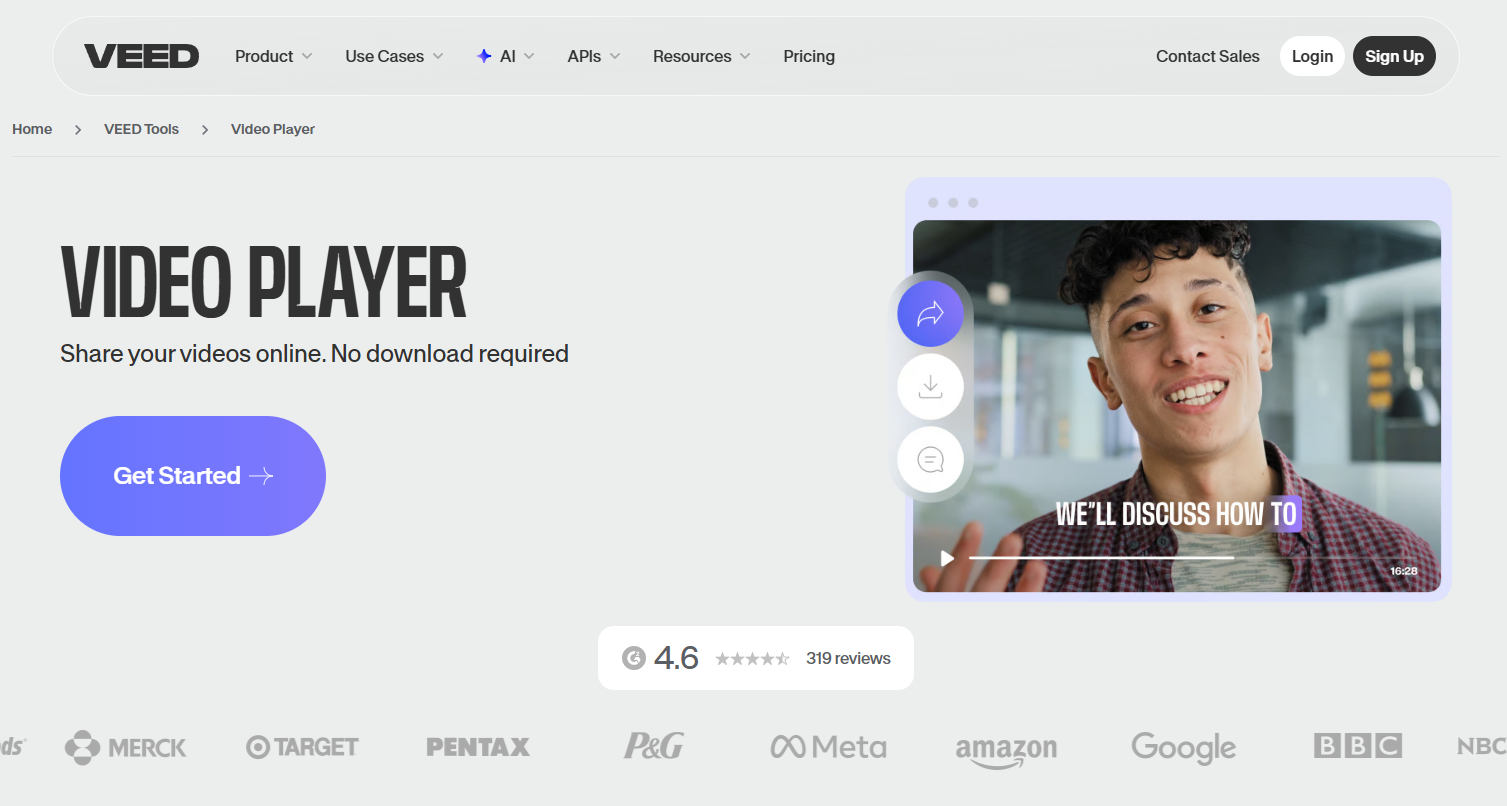 VEED.io Online Video Player