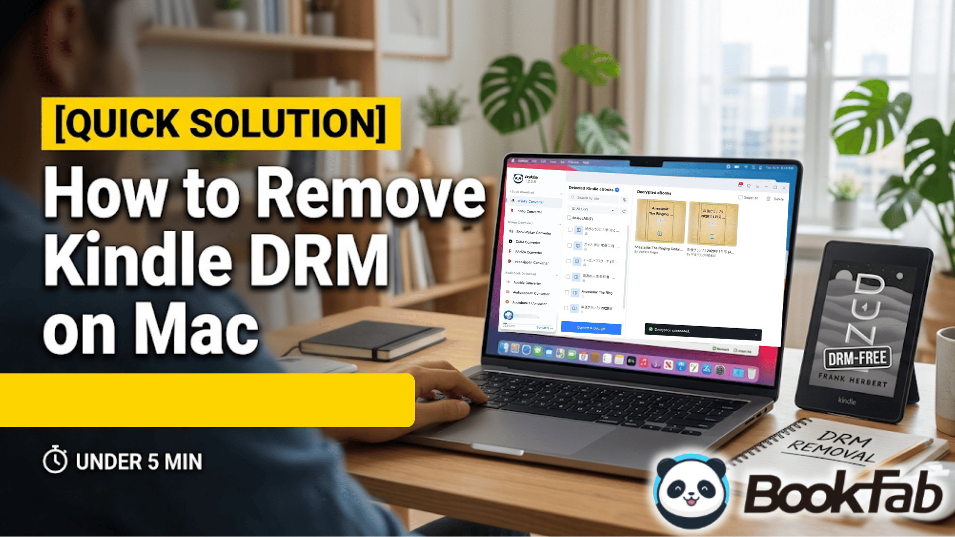 [Quick Solution] How to Remove Kindle DRM on Mac